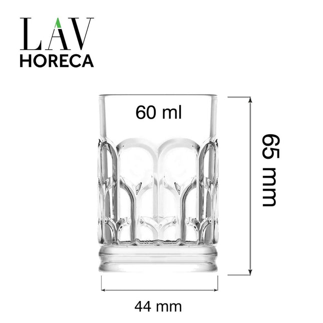 Archie shot glass, 60ml - hospitality