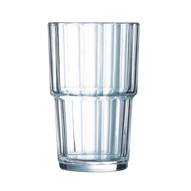 Arcoroc Norvege Highball Glass 270ml - Professional Grade Glass for Heavy Use in Catering and Hospitality - hospitality