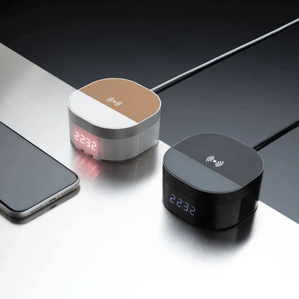 Aria 5W Wireless Charging Digital Clock - hospitality