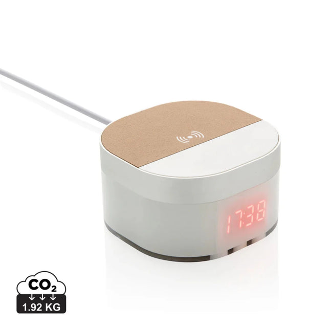 Aria 5W Wireless Charging Digital Clock - hospitality