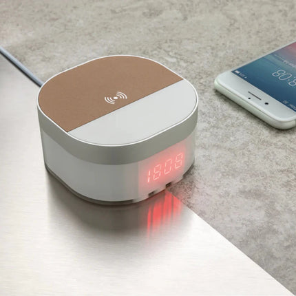 Aria 5W Wireless Charging Digital Clock - hospitality