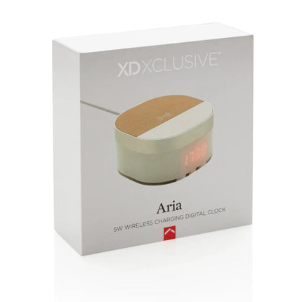 Aria 5W Wireless Charging Digital Clock - hospitality