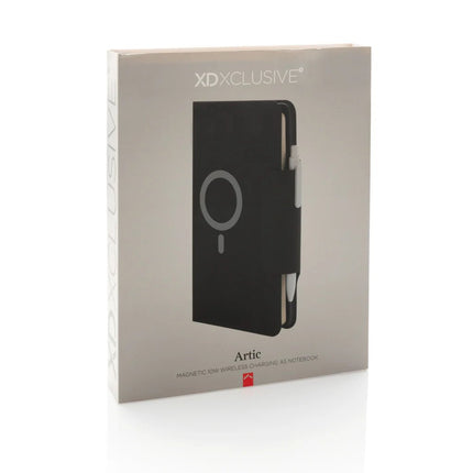 Artic Magnetic 10W wireless charging A5 notebook - hospitality
