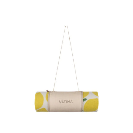 Arw GRS Collection Refined Picnic Blanket In Recycled PET Fleece With PEVA Backing And Cotton Canvas Flap - hospitality