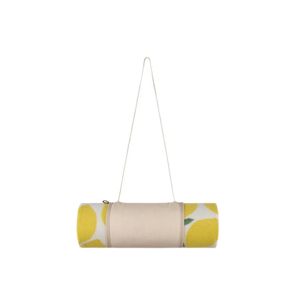Arw GRS Collection Refined Picnic Blanket In Recycled PET Fleece With PEVA Backing And Cotton Canvas Flap - hospitality