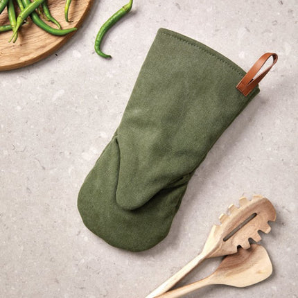 Asado Collection Padded Cotton Canvas Oven Mitt - hospitality