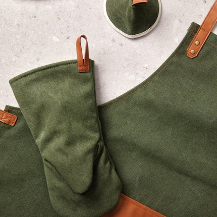 Asado Collection Padded Cotton Canvas Oven Mitt - hospitality