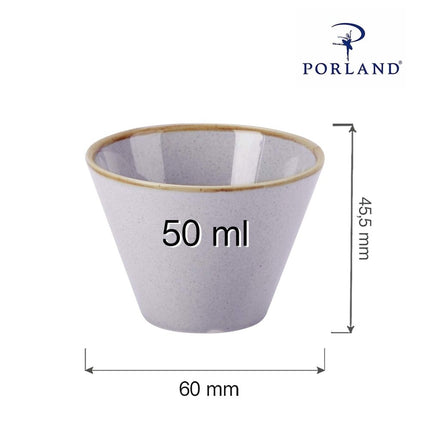 Ashen conical bowl, 60mm - hospitality
