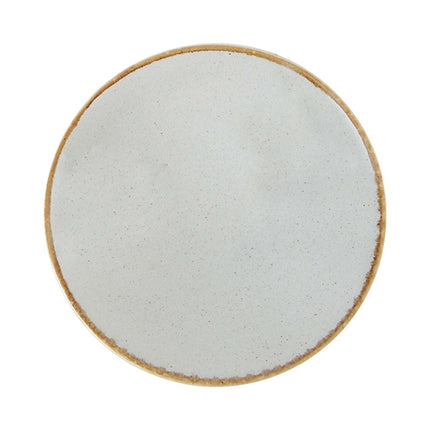 Ashen deep plate, 200x(H)51mm - hospitality