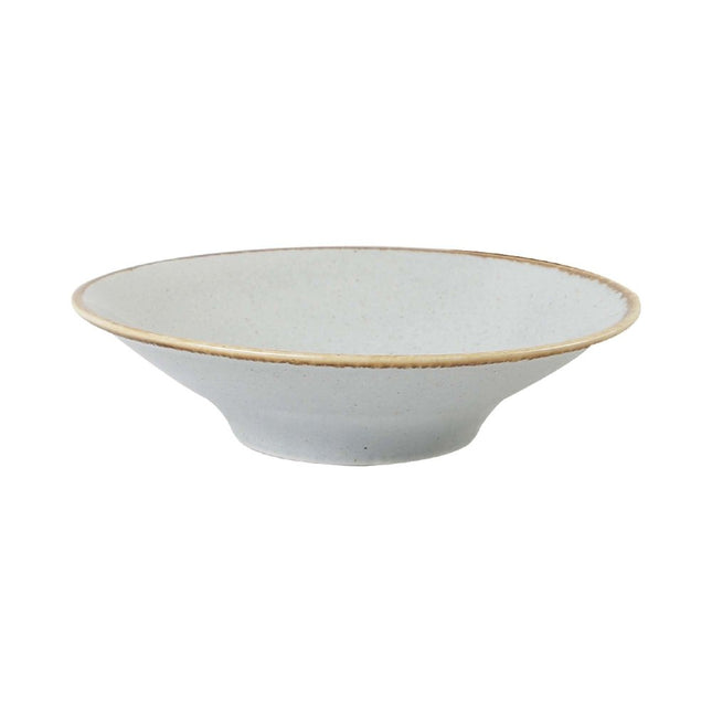 Ashen deep plate, 200x(H)51mm - hospitality