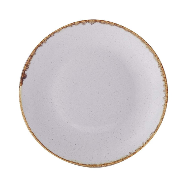 Ashen flat plate, 300mm - hospitality