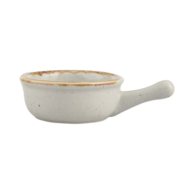 Ashen mini dish with handle, 60mm - hospitality