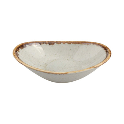 Ashen oval mini dish, 110mm – mini dish for hotels & restaurants, Ireland