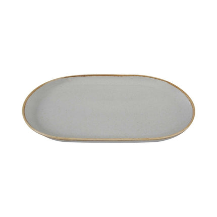 Ashen oval platter, 300x150mm - hospitality