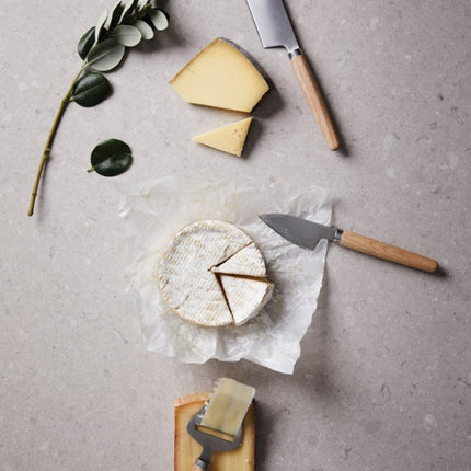 Ashwood Handled Cheese Knife Set From The Atelier Collection Stainless Steel Blades - hospitality