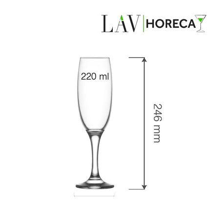 Aspen champagne flute 220 ml, LAV - hospitality