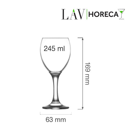 Aspen Wine Glass 245 Ml LAV - Harmonious Design for Elegant, Everyday Table Service - hospitality