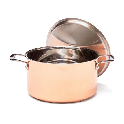Atelier Copper Tri Ply Saucepan Induction Ready - hospitality