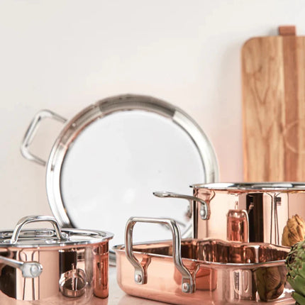 Atelier Copper Tri Ply Saucepan Induction Ready - hospitality