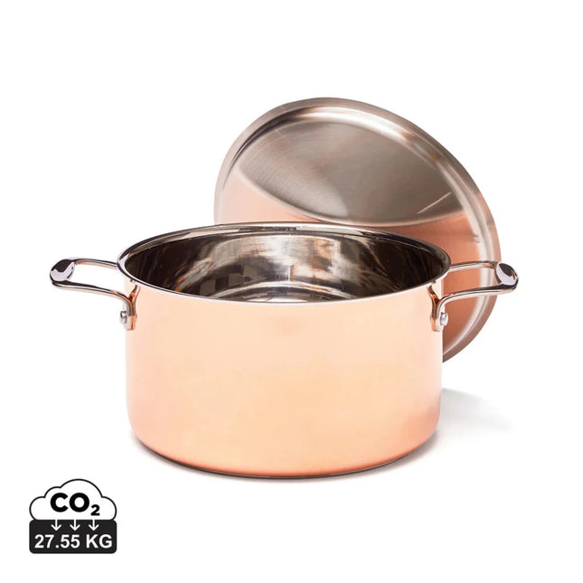 Atelier Copper Tri Ply Saucepan Induction Ready - hospitality