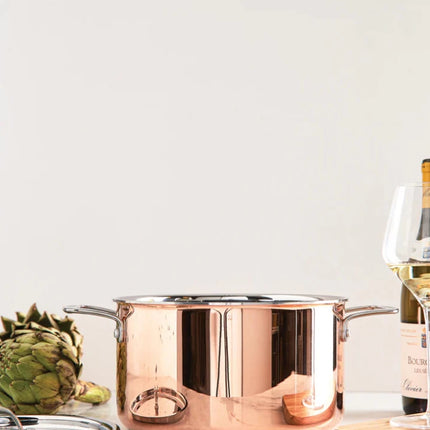 Atelier Copper Tri Ply Saucepan Induction Ready - hospitality