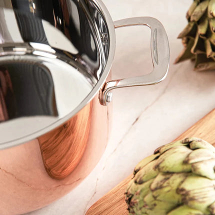 Atelier Copper Tri Ply Saucepan Induction Ready - hospitality