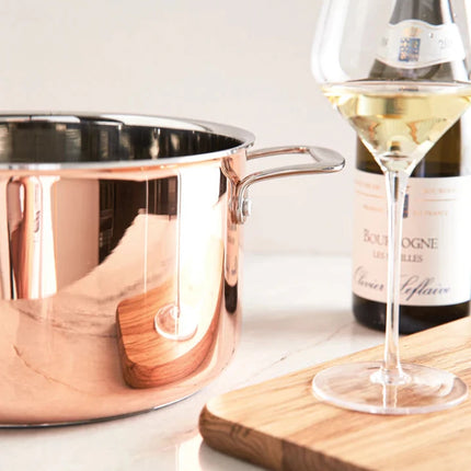 Atelier Copper Tri Ply Saucepan Induction Ready - hospitality