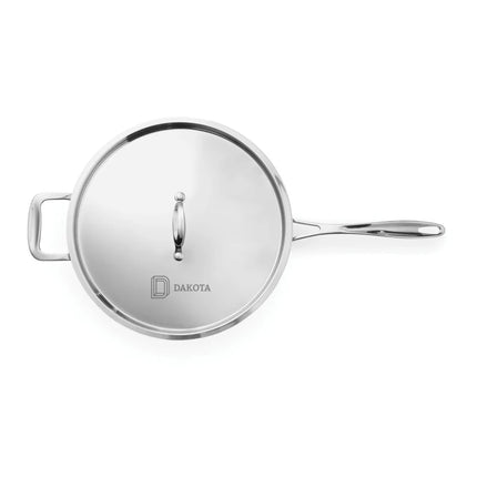 Atelier Tri Ply Copper Saute Pan With Lid From The Luxe Collection Of Mastercrafted Cookware - hospitality