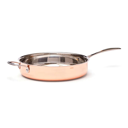 Atelier Tri Ply Copper Saute Pan With Lid From The Luxe Collection Of Mastercrafted Cookware - hospitality