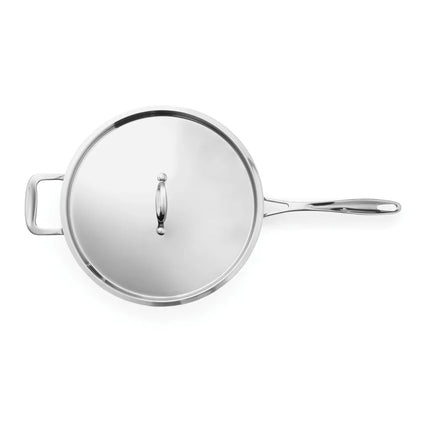 Atelier Tri Ply Copper Saute Pan With Lid From The Luxe Collection Of Mastercrafted Cookware - hospitality