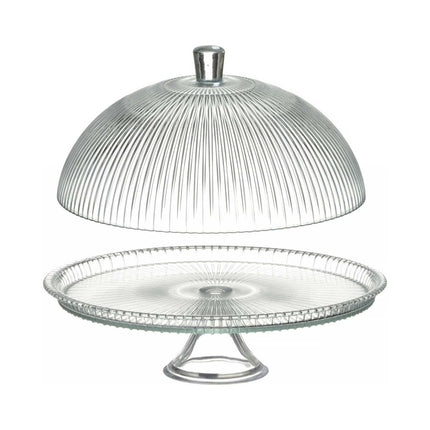 Aura cake stand with cover, 320 x (h)230mm - hospitality