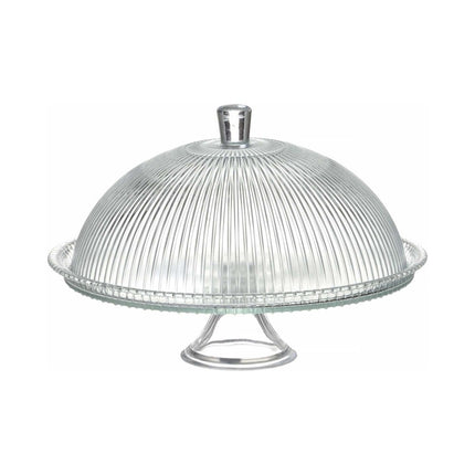 Aura cake stand with cover, 320 x (h)230mm - hospitality
