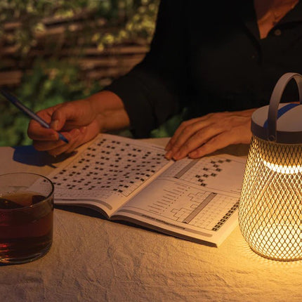 Aurora RCS recycled plastic USB re-chargeable table lamp - hospitality
