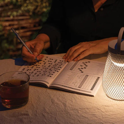 Aurora RCS recycled plastic USB re-chargeable table lamp - hospitality