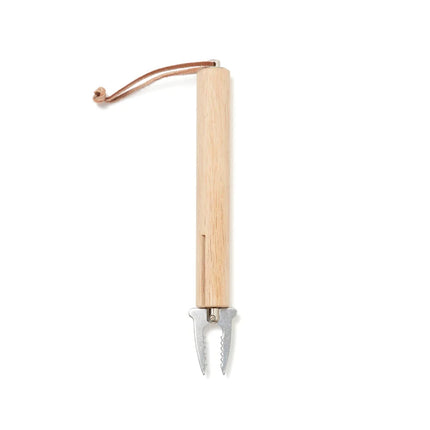 Aurum Collection Telescopic Grill Fork Wooden Handle - hospitality