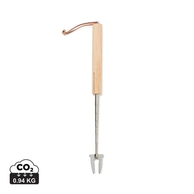 Aurum Collection Telescopic Grill Fork Wooden Handle - hospitality
