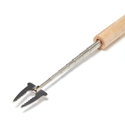 Aurum Collection Telescopic Grill Fork Wooden Handle - hospitality