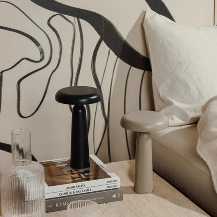 Avery RCS Table Lamp Crafted From Metal And Recycled ABS With Touch Dimming And USB C Rechargeable - hospitality