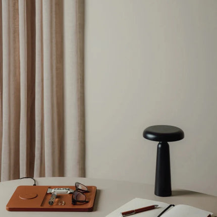 Avery RCS Table Lamp Crafted From Metal And Recycled ABS With Touch Dimming And USB C Rechargeable - hospitality