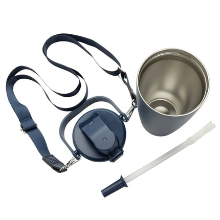 Avira Ayala RCS re-steel duosip lockable crossbody tumbler - hospitality
