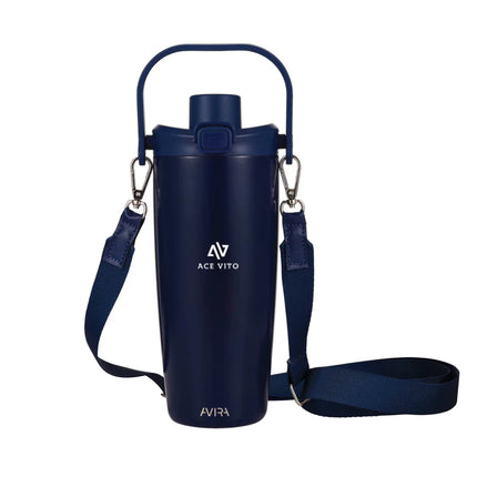 Avira Ayala RCS re-steel duosip lockable crossbody tumbler - hospitality