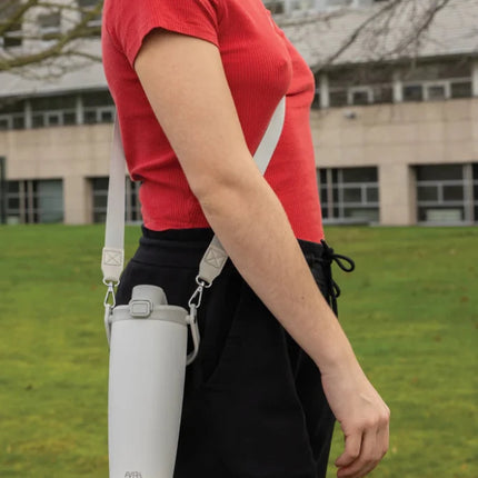 Avira Ayala RCS re-steel duosip lockable crossbody tumbler - hospitality