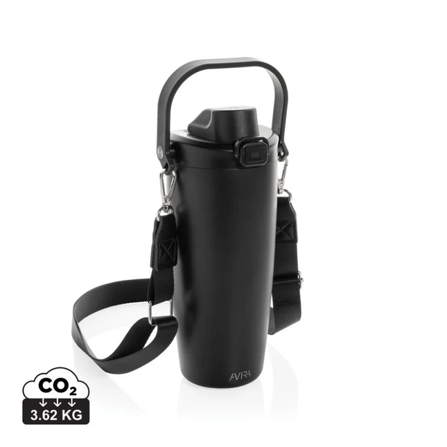 Avira Ayala RCS re-steel duosip lockable crossbody tumbler - hospitality