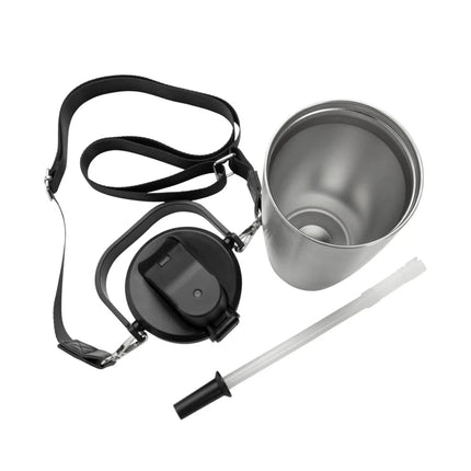 Avira Ayala RCS re-steel duosip lockable crossbody tumbler - hospitality