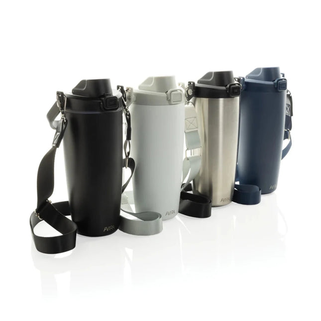 Avira Ayala RCS re-steel duosip lockable crossbody tumbler - hospitality