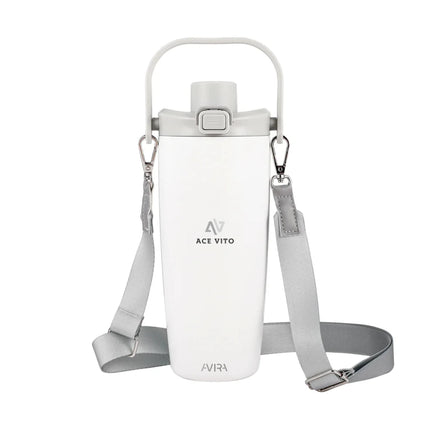 Avira Ayala RCS re-steel duosip lockable crossbody tumbler - hospitality