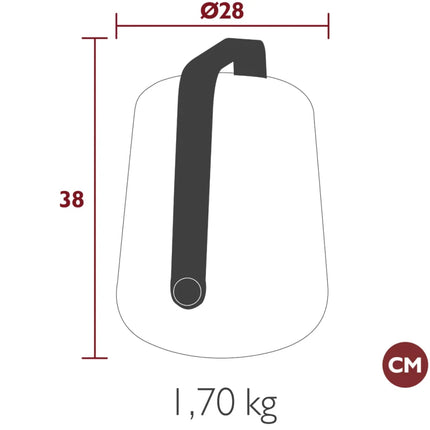 BALAD² Lamp H.38 cm Biggest Ballad - hospitality