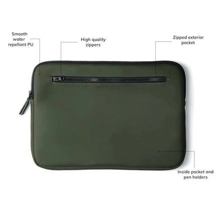 Baltimor Collection Nubuck PU Laptop Case 15 To 17 Inches - hospitality