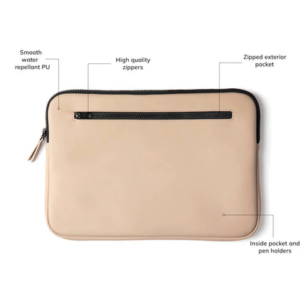Baltimor Collection Nubuck PU Laptop Case 15 To 17 Inches - hospitality