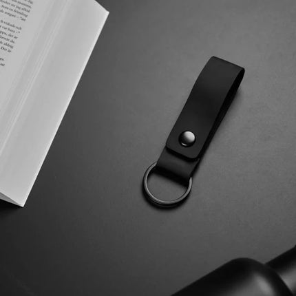 Baltimor Collection Nubuck PU Leather Keyring With Metal Rivet Closure Crafted For Timeless Elegance - hospitality